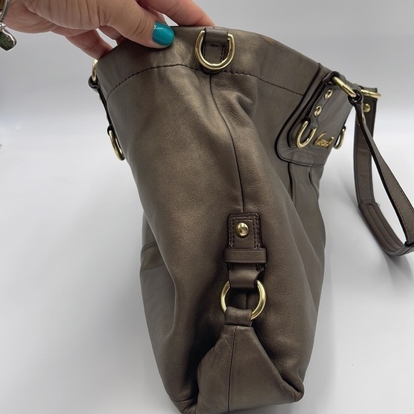 Coach Ashley NoE1261-F15513 Leather Bronze Carryall Shoulder Bag - Picture 6 of 13